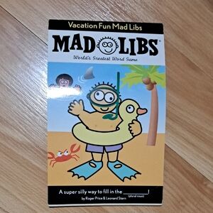 3/$10 Books! Vacation Fun Word Game for Kids